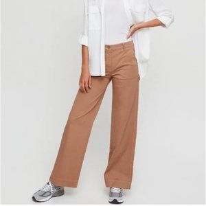 Aritzia The Group Babaton Olympia Tan Wide Leg Pant